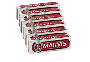 Marvis Tandpasta Cinnamon Mint | 6 x 85 ml
