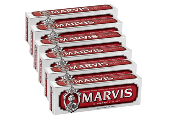 Marvis Tandpasta Cinnamon Mint | 6 x 85 ml