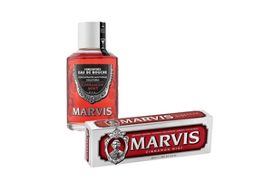 Marvis Cinnamon Mint Voordeelverpakking | Mondwater 120 ml + Tandpasta 85 ml