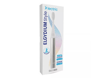 Elgydium Style Electric Sonische Tandenborstel op batterij | Zilver