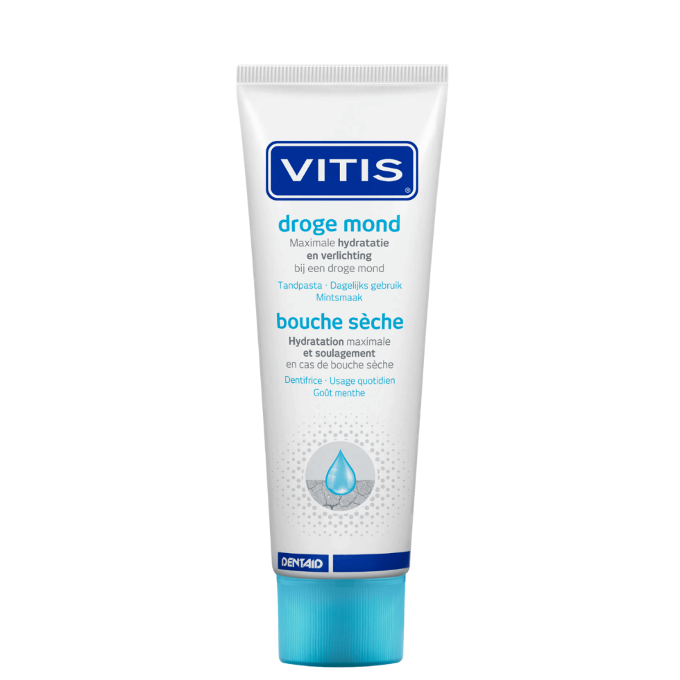 Vitis Droge Mond Tandpasta | 75 ml (vervanger van Dentaid Xeros Tandpasta)