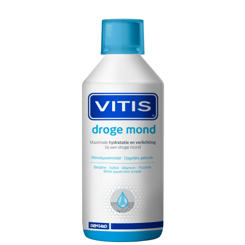 Vitis Droge Mond Mondspoeling | 500 ml (vervanger van Dentaid Xeros Mondspoelmiddel )