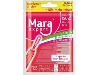 Mara Expert ID Brush Ragers | ISO 2 | Rood | 14 stuks