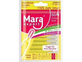 Mara Expert ID Brush Ragers | ISO 4 | Geel | 14 stuks