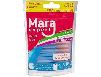 Mara Expert ID Brush Ragers | ISO 3 | Blauw | 14 stuks