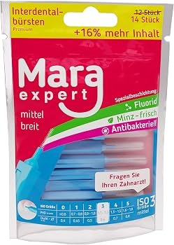 Mara Expert ID Brush Ragers | ISO 3 | Blauw | 14 stuks