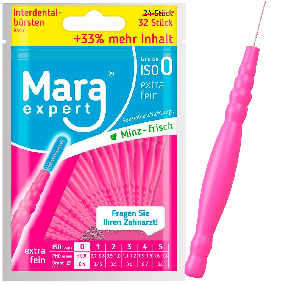 Mara Expert ID Brush Basic Ragers | ISO 0 | Roze | 32 stuks