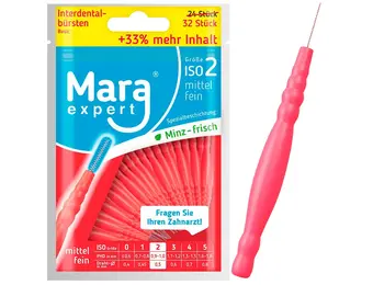 Mara Expert ID Brush Basic Ragers | ISO 2 | Rood | 32 stuks