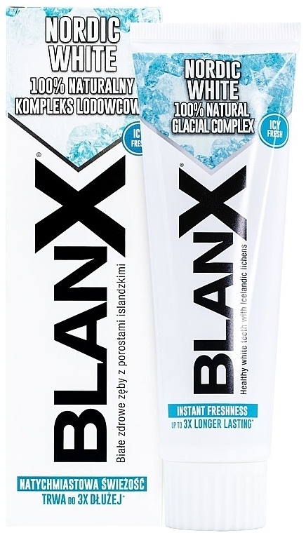 BlanX Nordic White Tandpasta | 75 ml | Whitening met Noordse Mineralen