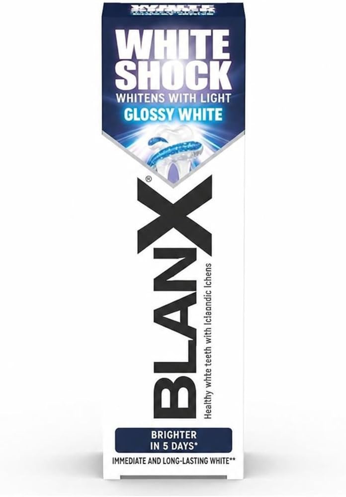 BlanX White Shock Glossy White Tandpasta | 75 ml | Intensieve Whitening