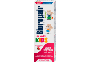 Biorepair Kids Tandpasta | 50 ml | Aardbei & Melktanden 0-6 jaar