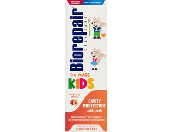 Biorepair Kids Tandpasta | 50 ml | Perzik & Melktanden 0-6 Jaar