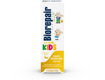 Biorepair Kids Tandpasta | 50 ml | Banaan & Melktanden 0-6 Jaar