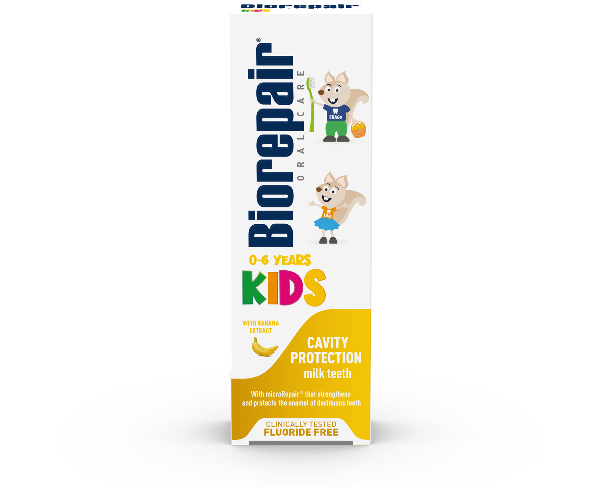 Biorepair Kids Tandpasta | 50 ml | Banaan & Melktanden 0-6 Jaar