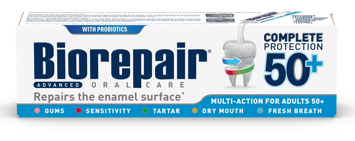 Biorepair Complete Protection 50+ Tandpasta | 75 ml | Mondverzorging 50+