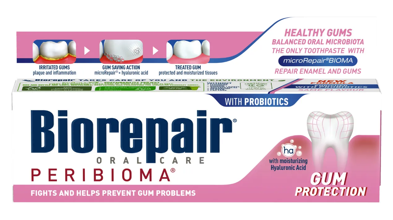 Biorepair Peribioma Gum Protection Tandpasta | 75 ml | Tandvleesverzorging