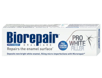 Biorepair Pro White Filler Tandpasta | 75 ml | Natuurlijk Wittere Tanden & Glazuurherstel
