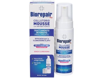 Biorepair Plus Antibacteriële Mousse Mondspoeling | 200 ml | Intensieve Tandvleesverzorging