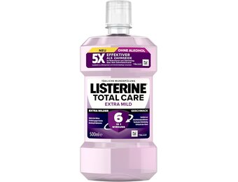 Listerine Total Care Mondwater | 500 ml | Extra Mild