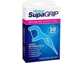Piksters SupaGRIP Floss Met Houder - 50 stuks