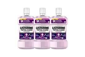 Listerine Total Care Mondwater | 3 x 500 ml | Extra Mild