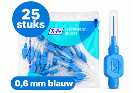 TePe Ragers Origineel 0,6 mm Blauw | 25 stuks