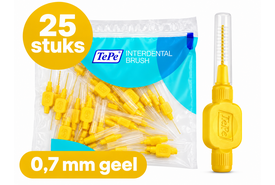 TePe Ragers Origineel 0,7 mm Geel | 25 stuks