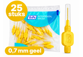 TePe Ragers Origineel 0,7 mm Geel | 25 stuks