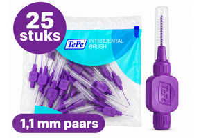 TePe Ragers Origineel 1,1 mm Lila  | 25 stuks