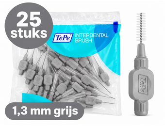 TePe Ragers Origineel 1,3 mm Grijs | 25 stuks