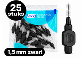 TePe Ragers Origineel 1,5 mm Zwart | 25 stuks