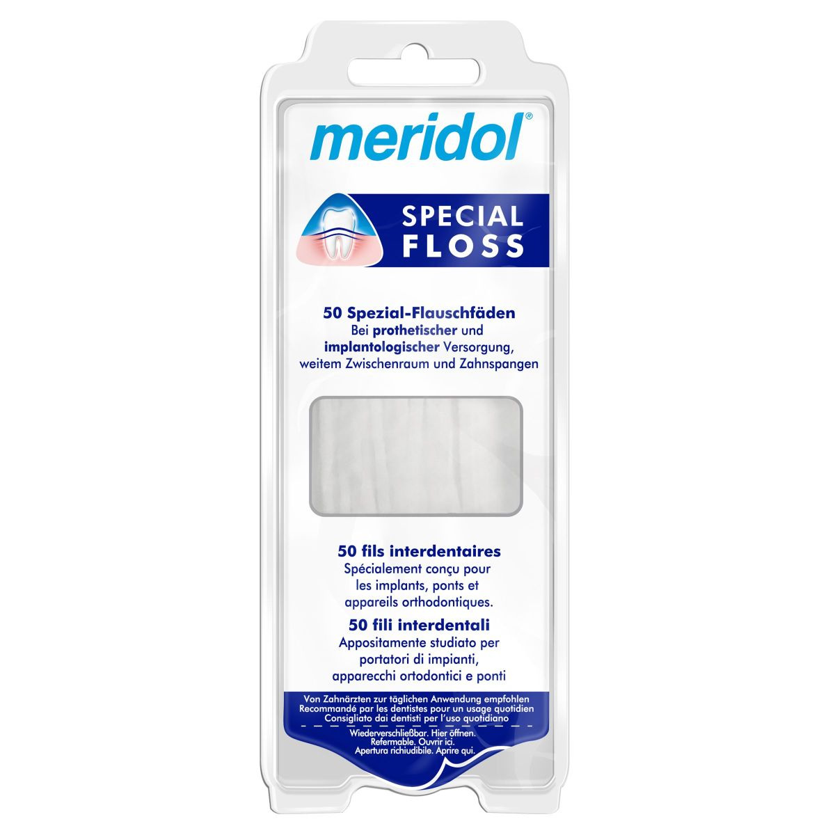 Meridol Special Floss | 50 stuks