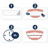 Lucovitaal Whitening Tandenstrips | Zonder Waterstofperoxide | 5 behandelingen