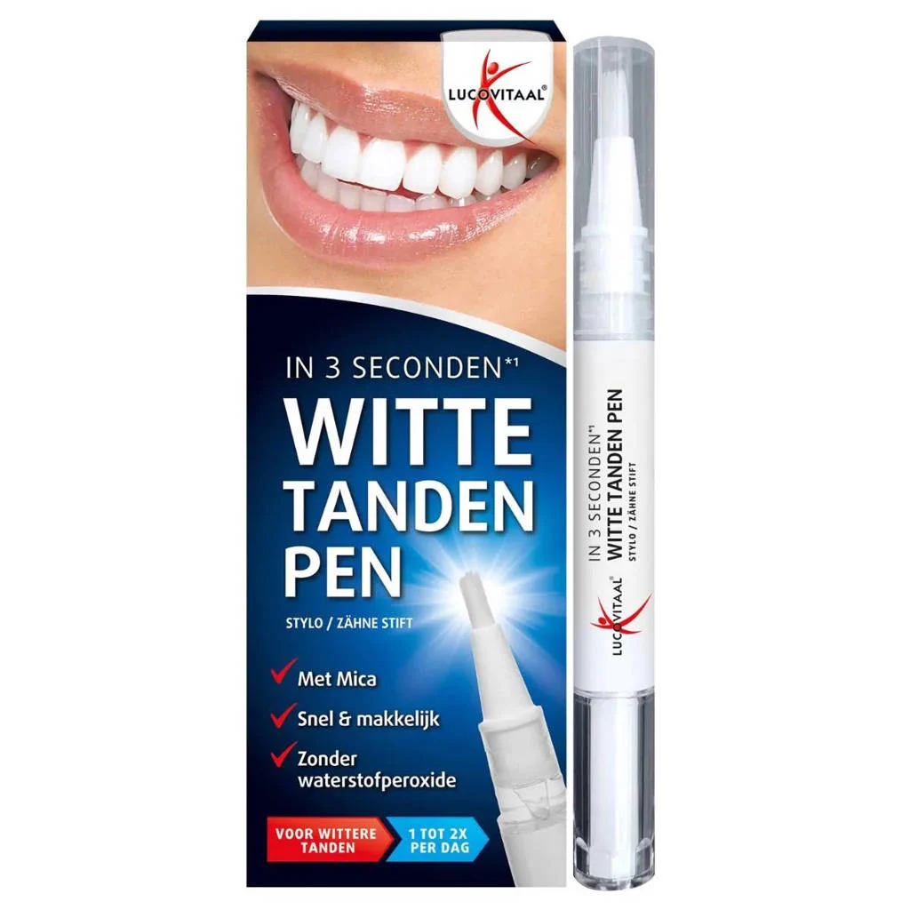 Lucovitaal Witte Tanden Pen | Zonder Waterstofperoxide | 2 ml