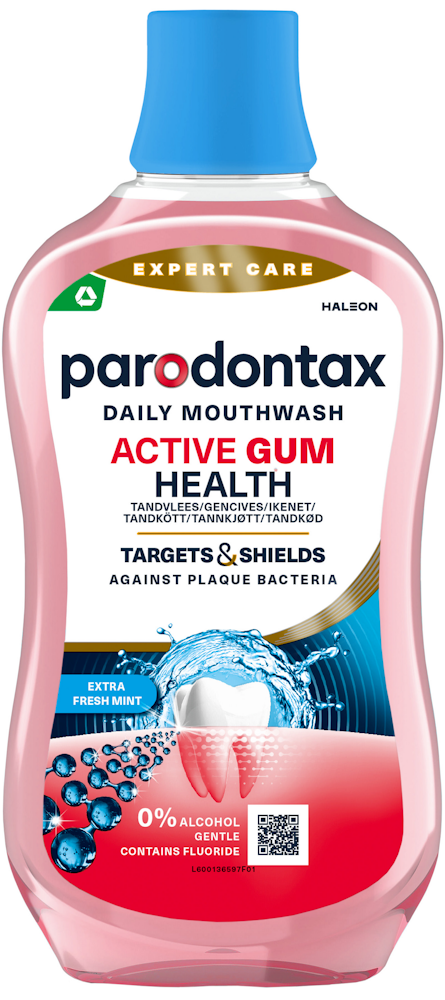Parodontax Active Gum Health Mondwater | Alcoholvrij | 500 ml