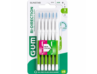 GUM Bi-Direction 1,2 mm Groen (voorheen Roze) | 6 stuks