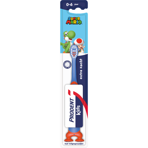 Prodent Kids Tandenborstel |  Super Mario | 0-6 jaar | Extra Soft
