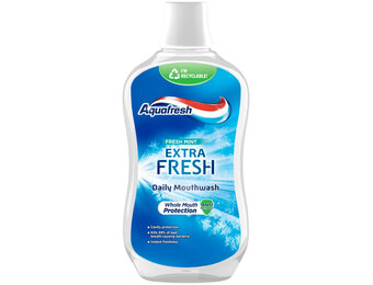 Aquafresh Mondwater | Fresh & Minty | 500 ml |  Frisse Adem
