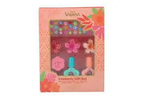Sence Disney Vaiana Cosmetic Geschenkset | Nagellak + Lipbalm + Accessoires | 7-delig