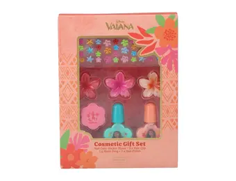 Sence Disney Vaiana Cosmetic Geschenkset | Nagellak + Lipbalm + Accessoires | 7-delig