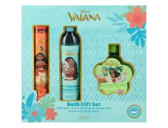 Sence Disney Vaiana Bath Geschenkset | Badzout + 2-in-1 Shampoo & Showergel + Body Wash
