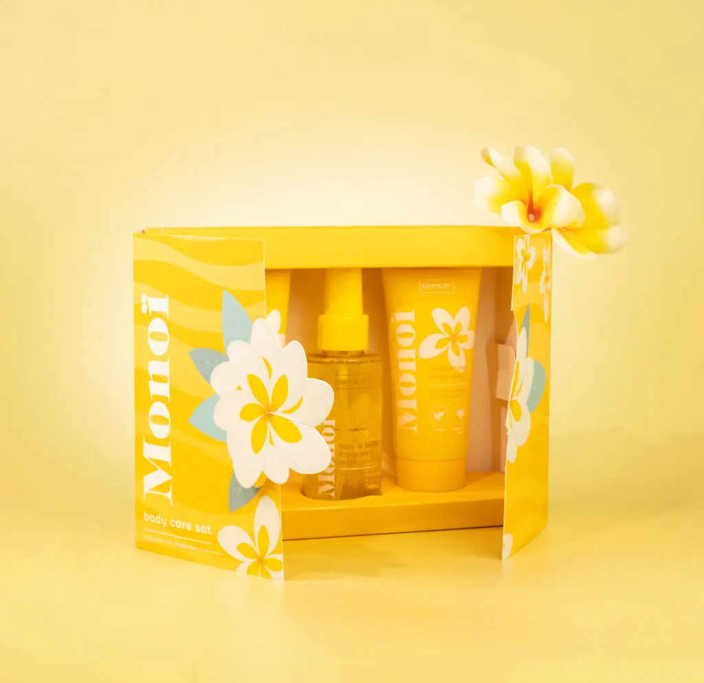 Sence The Good Recipe Monoi Geschenkset | Douchegel + Bodylotion + Body & Hair Mist | 3-delig