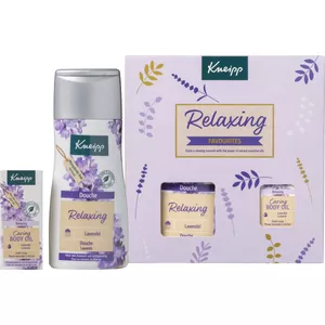 Kneipp Relaxing Favourites Lavendel Geschenkset | Douchegel 200 ml + Huidolie 20 ml