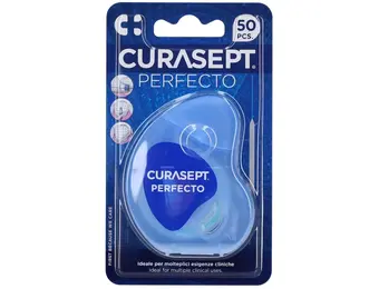 Curasept Perfecto Professional Floss | Professionele Tandzijde | 50 stuks