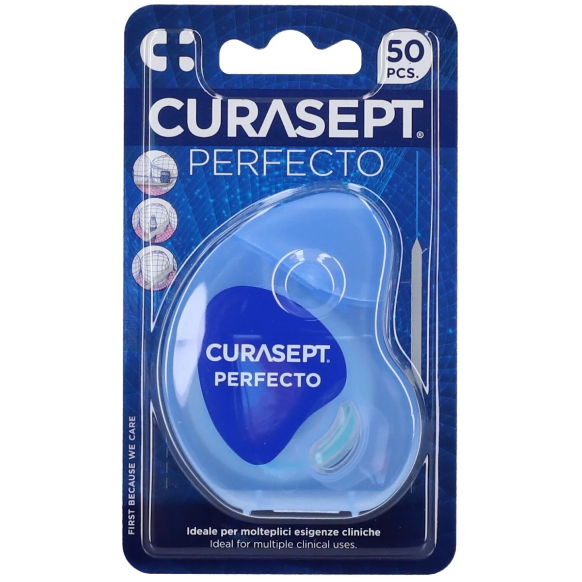 Curasept Perfecto Professional Floss | Professionele Tandzijde | 50 stuks