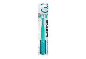 Dr. Barman’s Superbrush Soft | 3-zijdige Tandenborstel | 1 stuk