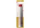 SWISSDENT PROFI Colours Tandenborstel | Soft-Medium | 3 stuks | Wit, Grijs & Zwart