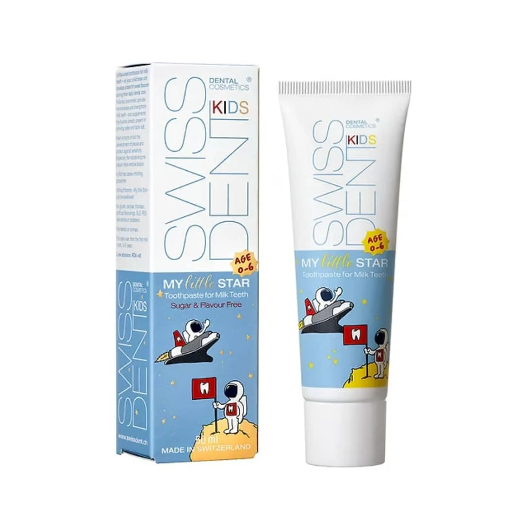 SWISSDENT Kids My Little Star Tandpasta | 0-6 jaar | 50 ml