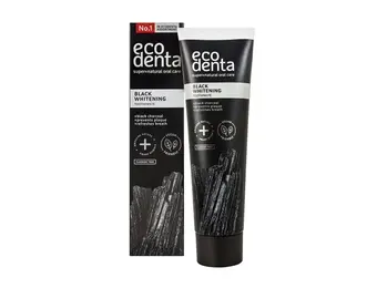 Ecodenta Extra Black Whitening Tandpasta | Met Houtskool & Teavigo | 100 ml