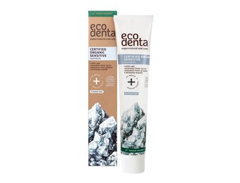 Ecodenta Organic Sensitive Tandpasta | Natuurlijk Zout & Kaliumcitraat | 75 ml